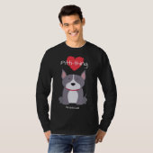 Pitti Thing Liebe Pit Bull Mix Rescue Dog Lover Re T-Shirt (Vorne ganz)