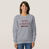 Pittie as Blume Snuggle Sweatshirt (Vorne ganz)