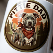 Pittie Dad Kaffeetasse | Pitbull-Retter-Vater-Gesc
