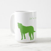 Pittie Hundesnob-Tasse Kaffeetasse (Vorderseite Links)
