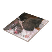 Pittie Liebe Fliese (Seite)