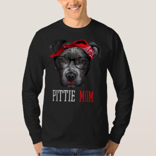 Pittie-Mama-Pitbull-Dog-Lovers-Mütter-Tag-Frauen T-Shirt