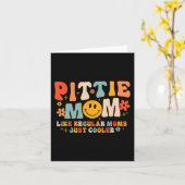 Pittie Mama Pitbull Mama Hund Lover Muttertag Karte (Gelbe Blume)