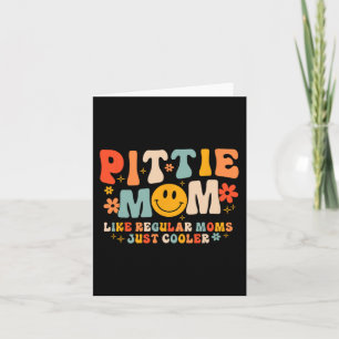 Pittie Mama Pitbull Mama Hunde Liebhaber Muttertag Karte