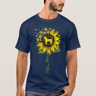 Pittie Mama Sonnenblume Pitbull Lover Gaben Dog Ma T-Shirt