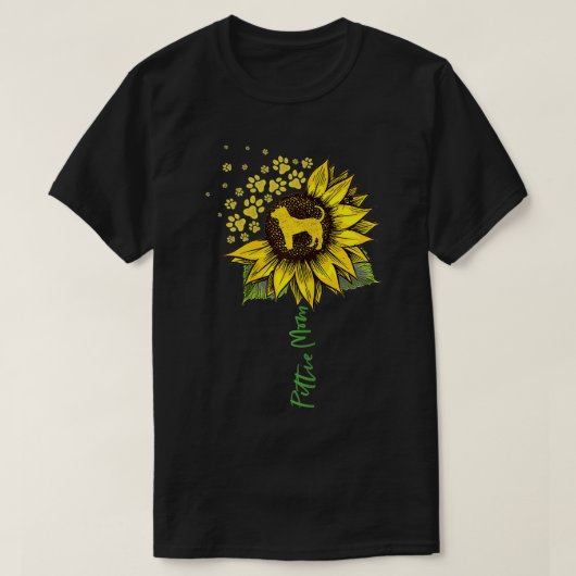 Pittie Mama Sonnenblume Pitbull Lover Geschenke Do T-Shirt (Design vorne)