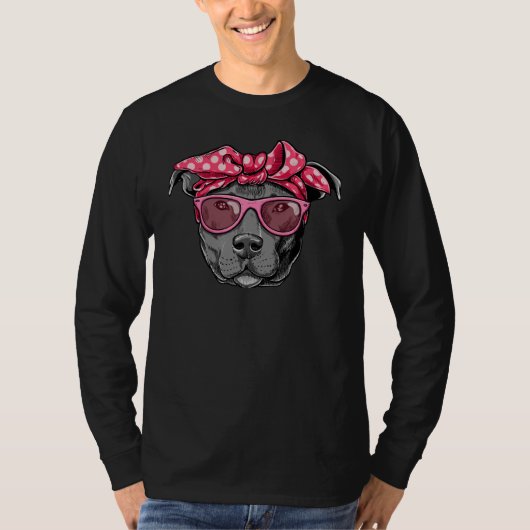 PITTIE MOM Women  Cool Pitbull Dog T-Shirt (Vorderseite)