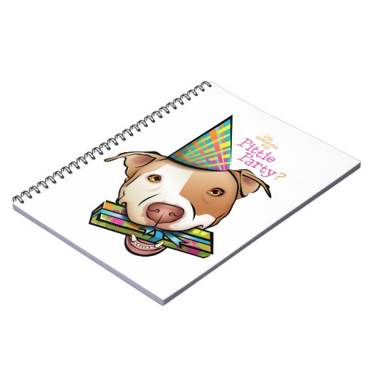 Pittie Party Notizblock (Linke Seite)