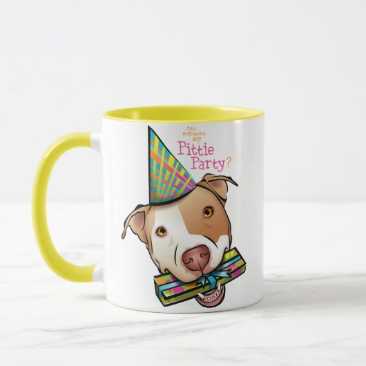 Pittie Party Tasse (Links)