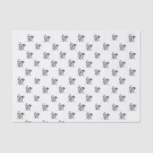 Pittie Party Tissue Paper Seidenpapier (Vorderseite)
