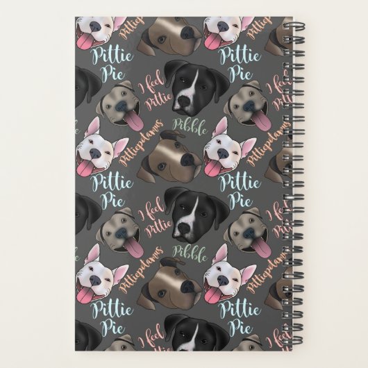 Pittie Pie Planner Planer (Rückseite)