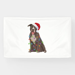 Pittie Pitbuli Weihnachtslicht Weihnachten Weihnac Banner