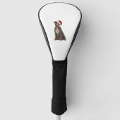 Pittie Pitbuli Weihnachtslicht Weihnachten Weihnac Golf Headcover (Vorderseite)