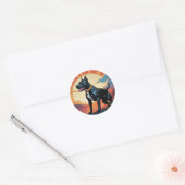 Pittie Pitbull Adventure Wanderhunde Sticker (Umschlag)