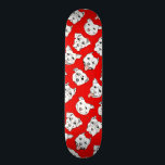 "Pittie Pittie Bitte!" Zeichnend Muster Skateboard<br><div class="desc">Seitdem ich meinen Grubenbullenhund Nami adoptiert habe,  bin ich zum Fürsprecher für Grubenbullen geworden. Sie sind so loyal und liebevoll. Ich zeichnete verschiedene Arten von Grubenstieren mit verschiedenen Gesichtszügen mit einem Pinsel und einem Tintenstift.</div>
