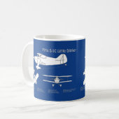 Pitts S-1C - Flugzeugkonzepte ABD Kaffeetasse (Vorderseite Links)