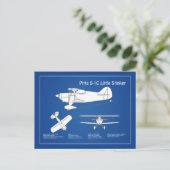 Pitts S-1C - Flugzeugkonzepte ABD Postkarte (Stehend Vorderseite)