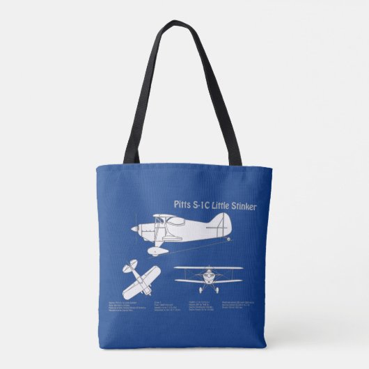 Pitts S-1C - Flugzeugkonzepte ABD Tasche (Rückseite)