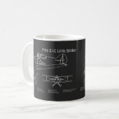 Pitts S-1C - Flugzeugkonzepte PD Kaffeetasse (Vorderseite Links)