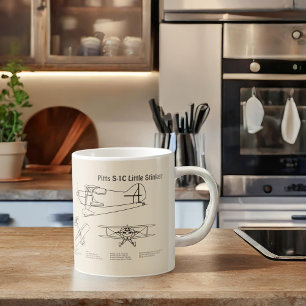 Pitts S-1C - Flugzeugkonzepte SD Kaffeetasse