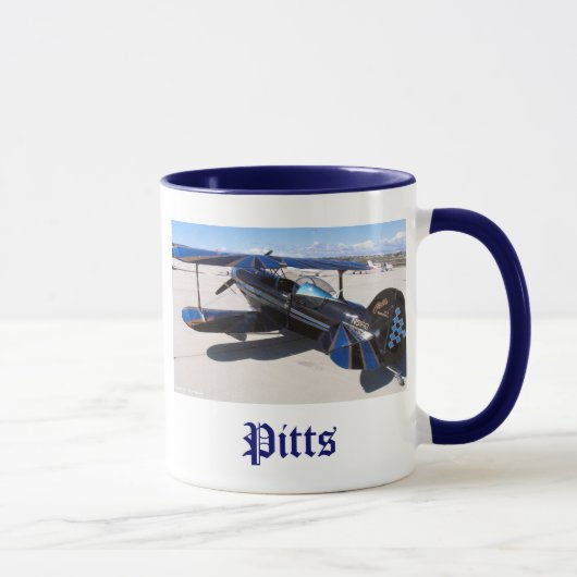 Pitts spezielles Blau, Pitts Tasse (Rechts)