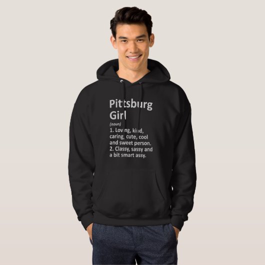 Pittsburg Girl Tx Texas Funny City Zuhause Roots Hoodie (Vorne ganz)
