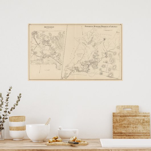 Pittsburg, Hubbard, Webster, Carlisle, Jefferson Poster (Küche)