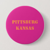 Pittsburg Kansas Button (Vorderseite)