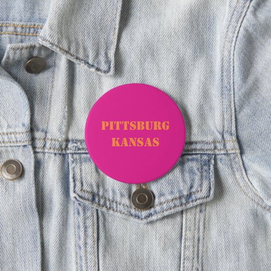 Pittsburg Kansas Button (Beispiel)