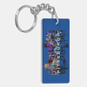 Pittsburg, Pennsylvania, Graffiti-Schlüsselanhänge Schlüsselanhänger (Vorderseite links)