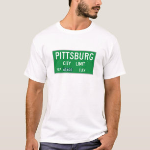 Pittsburg-Stadt-Grenzen T-Shirt