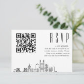 Pittsburg Wedding Deko Style | Event-UAWG Begleitkarte (Stehend Vorderseite)