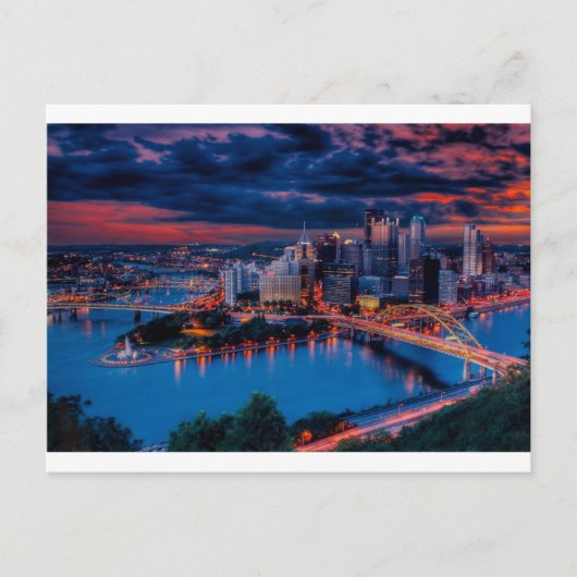 Pittsburgh3475 Postkarte (Vorderseite)