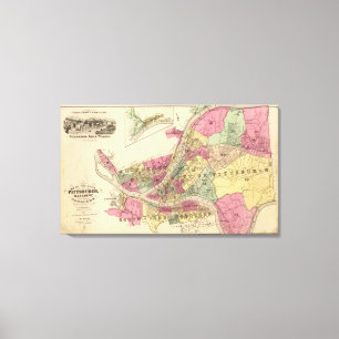 Pittsburgh, Allegheny Leinwanddruck