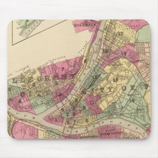 Pittsburgh, Allegheny Mousepad (Vorne)