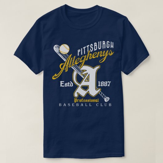 Pittsburgh Alleghenys T-Shirt (Design vorne)