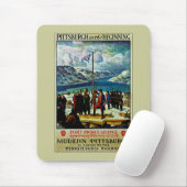 Pittsburgh am Anfang Mousepad (Mit Mouse)