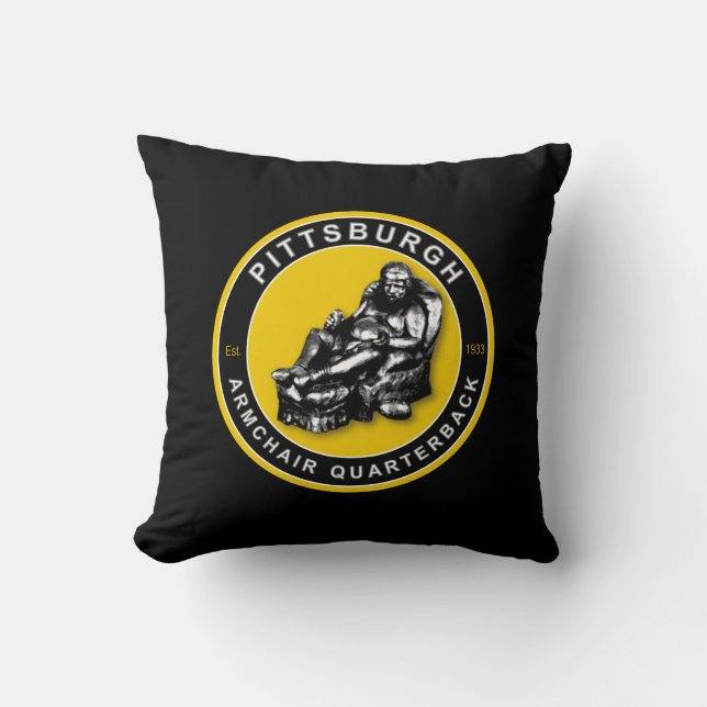 Pittsburgh American MoJo Football Pillow Kissen (Vorderseite)