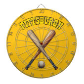 Pittsburgh Baseball Dartscheibe (vorne)