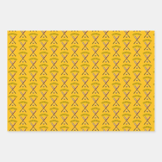 Pittsburgh Baseball Geschenkpapier Set (Vorderseite 2)