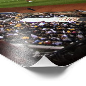 Pittsburgh Baseball in der Nacht Fotodruck (Ecke)