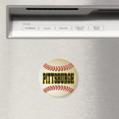 PITTSBURGH BASEBALL MAGNET (In Situ (Geschirrspüler))