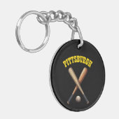 Pittsburgh Baseball Schlüsselanhänger (Vorderseite links)