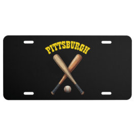 Pittsburgh Baseball US Nummernschild