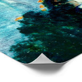 Pittsburgh bei der Abenddämmerung Poster (Ecke)