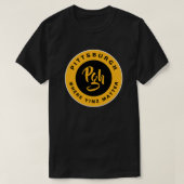 Pittsburgh Black Gold Pgh Yinz Retro T - Shirt (Design vorne)