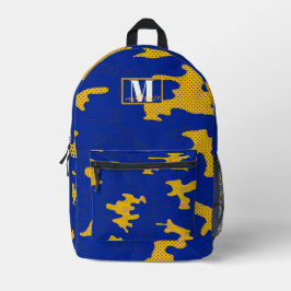 Pittsburgh Blue & Gold  Camo Printed Bedruckter Rucksack