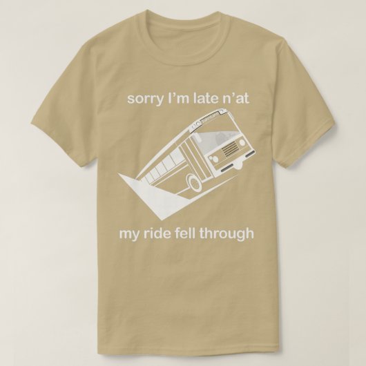 Pittsburgh-Bus in Sinkhole-Bus T-Shirt (Design vorne)