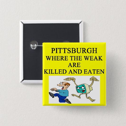 PITTSBURGH BUTTON (Vorne & Hinten)