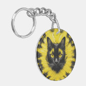 Pittsburgh Cat Schlüsselanhänger (Vorderseite links)
